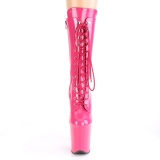 Pink Verni 20 cm FLA-1050 talons trs hauts - bottines plateforme extrme