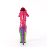 Pink glitter 20 cm FLAMINGO-1020HG exotic bottines de striptease