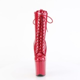 Pink glitter 20 cm pleaser bottines talons hauts femme