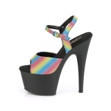 Plateforme arc en ciel 18 cm ADORE-709REFL-02 chaussures de pole dance
