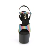Plateforme arc en ciel 18 cm ADORE-709REFL-02 chaussures de pole dance