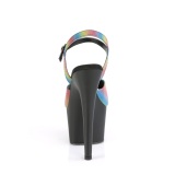 Plateforme arc en ciel 18 cm ADORE-709REFL-02 chaussures de pole dance