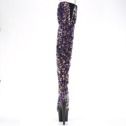 Pourpre Paillettes 20 cm ADORE-3020 bottes overknee plateforme de pole dance