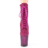 Pourpre Sudine 20 cm FLAMINGO-1020FST bottines de striptease