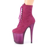 Pourpre Sudine 20 cm FLAMINGO-1020FST bottines de striptease