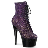 Pourpre glitter 18 cm ADORE-1020OMBG exotic bottines de pole dance