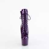 Pourpre glitter 18 cm pleaser bottines talons hauts femme