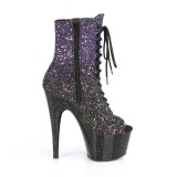 Pourpre paillettes 18 cm ADORE-1021OMBG bottines de pole dance