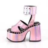 Rose 13 cm Demonia CAMEL-102 sandales plateforme lolita