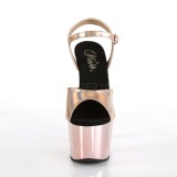 Rose 18 cm ADORE-709HGCH Hologramme talons avec plateforme