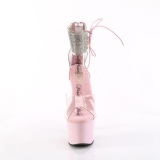 Rose 18 cm ADORE-724RS talon haut avec manchette de cheville strass