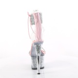 Rose 18 cm SKY-327RSI talon haut avec manchette de cheville strass