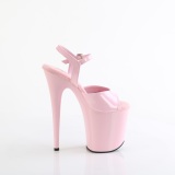 Rose 20 cm FLAMINGO-809 talons hauts pleaser