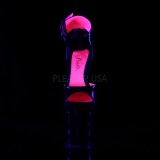 Rose 20 cm XTREME-875TT Neon talons avec plateforme