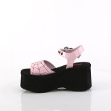 Rose 6,5 cm DemoniaCult FUNN-10 sandales plateforme lolita emo