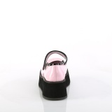 Rose 6 cm SPRITE-01 emo maryjane chaussures boucle