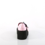 Rose 7,5 cm CREEPER-230 maryjane creepers chaussures boucle large