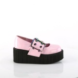 Rose 7,5 cm CREEPER-230 maryjane creepers chaussures boucle large