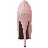 Rose Etincelle 14,5 cm Burlesque TEEZE-31G Platform Escarpins Chaussures