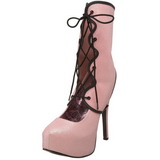 Rose Etincelle 14,5 cm Burlesque TEEZE-31G Platform Escarpins Chaussures