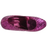 Rose Glitter 14,5 cm Burlesque TEEZE-06GW pieds larges escarpins pour homme