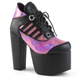 Rose Hologramme 14 cm TORMENT-216 bottines plateforme lolita
