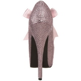 Rose Strass 14,5 cm Burlesque TEEZE-04R Talons Aiguilles Escarpins