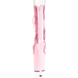 Rose Transparent 20 cm FLAMINGO-800-34 bottines de pole dance