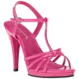 Rose Verni 12 cm FLAIR-420 Sandales Femme  Talon