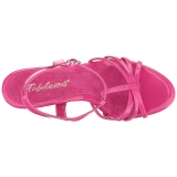 Rose Verni 12 cm FLAIR-420 Sandales Femme  Talon