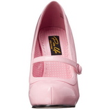 Rose Verni 12 cm retro vintage CUTIEPIE-02 escarpins mary jane plateforme cache