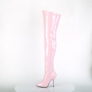 Rose Verni 13 cm SEDUCE-3000 bottes cuissardes hommes