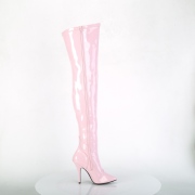 Rose Verni 13 cm SEDUCE-3000 bottes cuissardes hommes