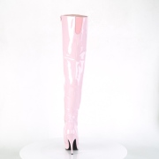 Rose Verni 13 cm SEDUCE-3010 bottes overknee femme