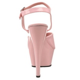 Rose Verni 15 cm Pleaser KISS-209 Plateforme Haut Talon