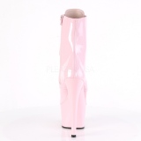 Rose Verni 18 cm ADORE-1020 bottines plateforme pour femmes
