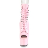 Rose Verni 18 cm ADORE-1021 bottines plateforme pour femmes