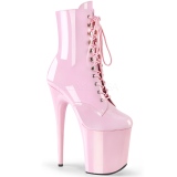 Rose Verni 20 cm FLAMINGO-1020 Plateforme Bottines