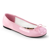 Rose Verni ANNA-01 grande taille chaussures ballerines