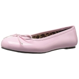 Rose Verni ANNA-01 grande taille chaussures ballerines