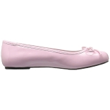 Rose Verni ANNA-01 grande taille chaussures ballerines