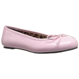 Rose Verni ANNA-01 grande taille chaussures ballerines