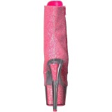 Rose etincelle 18 cm ADORE-1020G bottines a plateforme femmes