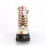 Rose glitter 11,5 cm SHAKER-52 bottines plateforme compenses lolita