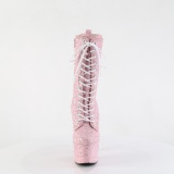 Rose glitter 18 cm ADORE-1040GR pleaser bottines talons hauts femme