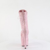 Rose glitter 18 cm ADORE-1040GR pleaser bottines talons hauts femme