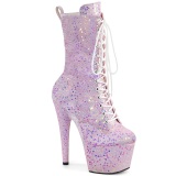 Rose glitter 18 cm ADORE-1040IG pleaser bottines talons hauts femme