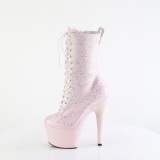 Rose glitter 18 cm ADORE-1040IG pleaser bottines talons hauts femme