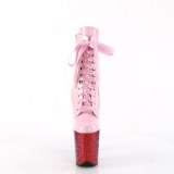 Rose glitter 20 cm FLAMINGO-1020HG exotic bottines de pole dance