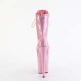 Rose glitter 20 cm pleaser bottines talons hauts femme